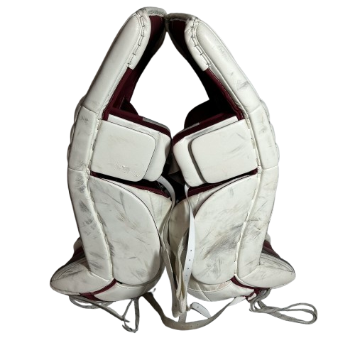 CCM Extreme Flex III - Jambières de gardien de but Pro Stock d'occasion (blanc/marron/noir)